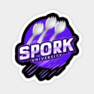 Spork U-niversity Purple Magnet