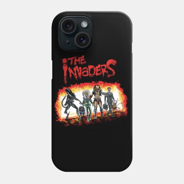 The Invaders Phone Case by Zascanauta