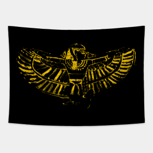 winged goddess art illustration Tapestry