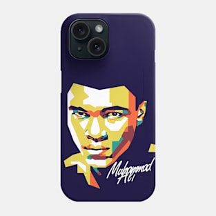 Muhammad Ali on WPAP Phone Case