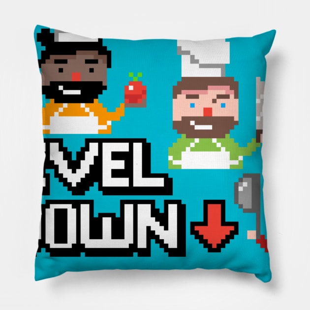 Level Down: Overcooked Pillow by 2MBStudios