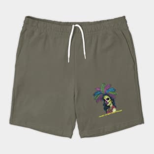 Mardi Gras Zombie Shorts