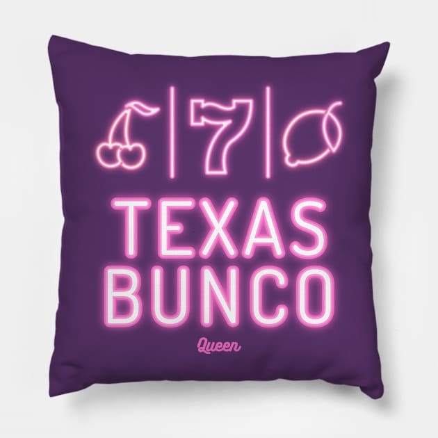 BUNCO QUEEN Pillow by Cult Classics