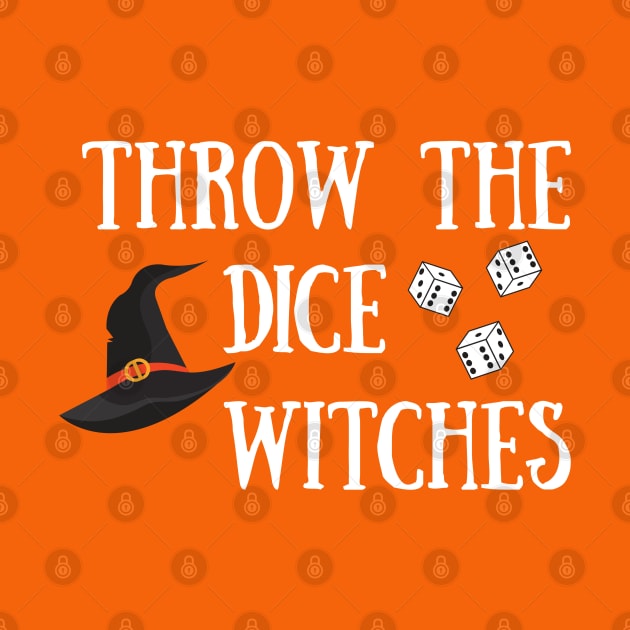 Throw the Dice Witches It's Buncoween Bunco Night Dice Game by MalibuSun