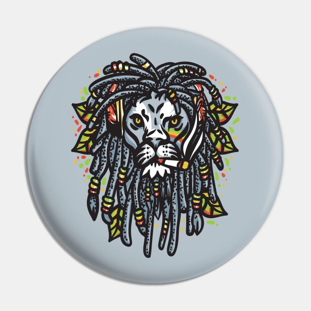 Reggae Lion Pin by machmigo