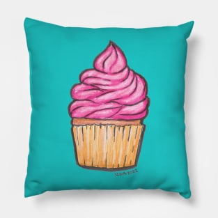 Pink Cupcake Pillow