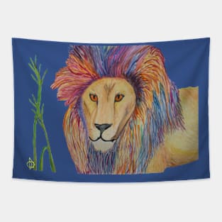 Punk Lion Tapestry