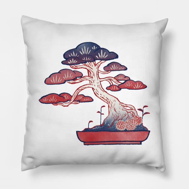 Bonsai (盆栽) Pillow by akaneyabushita