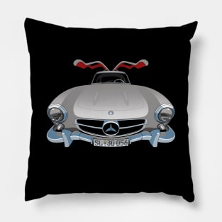 Mercedes Benz 300SL Gullwing in silver Pillow