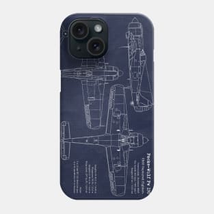 Blueprint Fw190 Phone Case