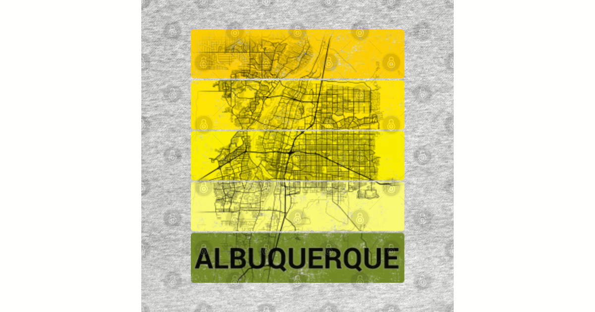 Albuquerque New Mexico City Map Albuquerque T Shirt Teepublic