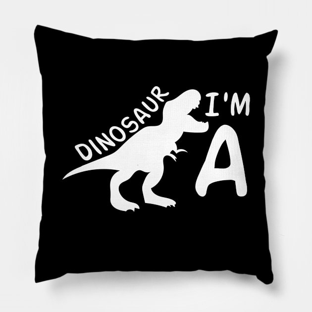 I'm a dinosaur Pillow by unique_design76