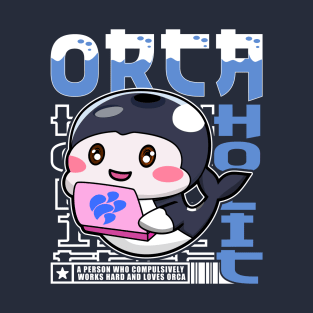 Orca Whale Animal Working Funny T-Shirt