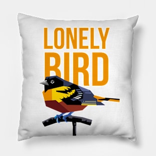 Lonely Bird T-Shirt Pillow