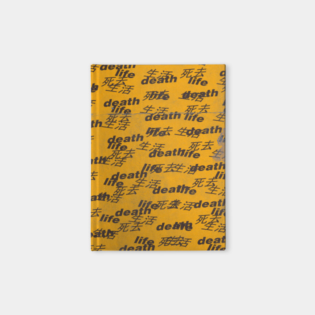 Life And Death Aesthetic Saying Notebook Teepublic