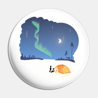 Scandinavia: Aurora Borealis pitch Pin