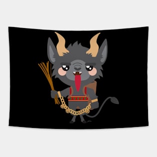 Krampus is Coming to Town Tapestry