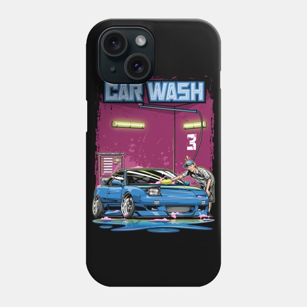 Happy 180sx - Car Wash Phone Case by racingfactory