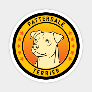 Patterdale Terrier Dog Portrait Magnet