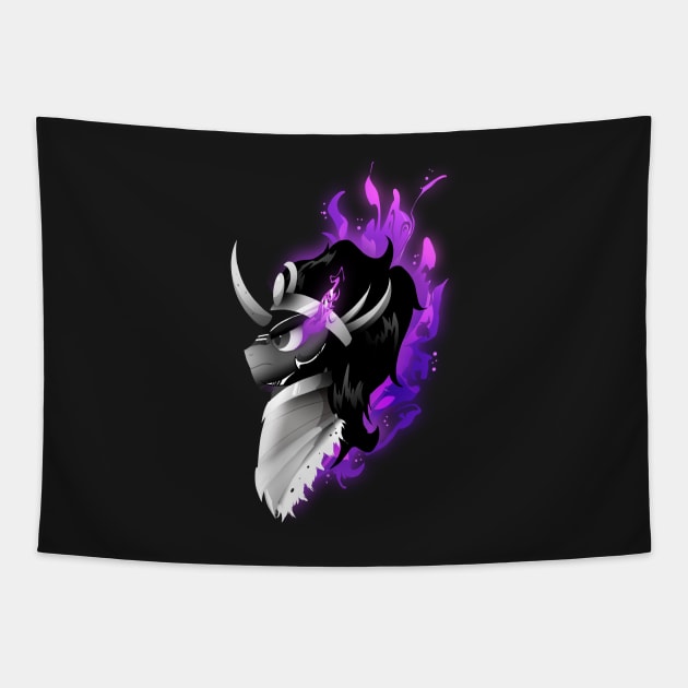 King Sombra - Purple Tapestry by Ilona's Store