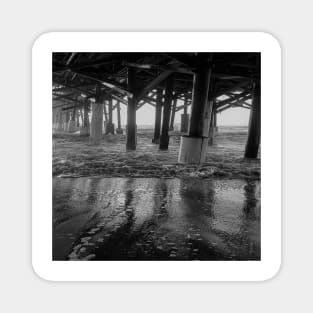 Underneath The Cocoa Beach Pier, Cocoa Beach, Florida USA Magnet