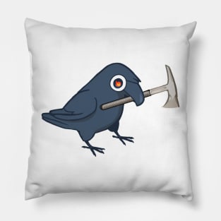 Tomahawk Crow Pillow