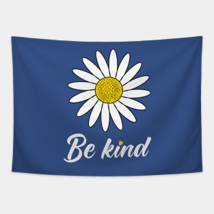 Be kind Daisy art Tapestry