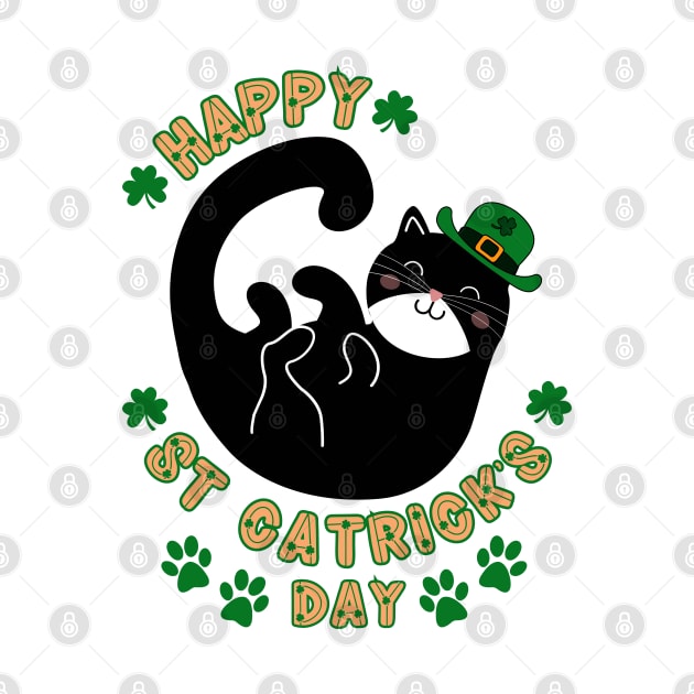 Happy St Catrick's Day | Funny Party Cat by WebStarCreative