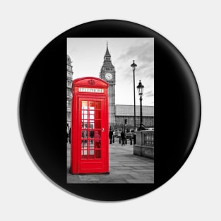 London telephone booth Pin