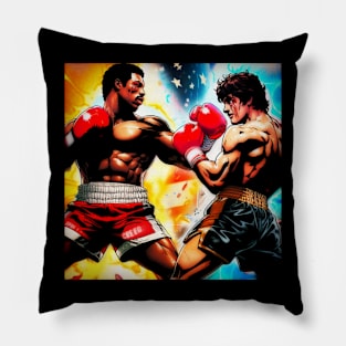 travis kelce animation fight Pillow