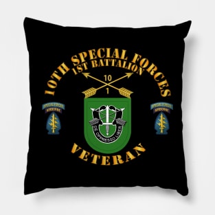 1st Bn, 10th Special Forces w Flash - SSI Pillow