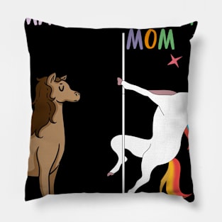 Hairstylist Mom Unicorn Pillow