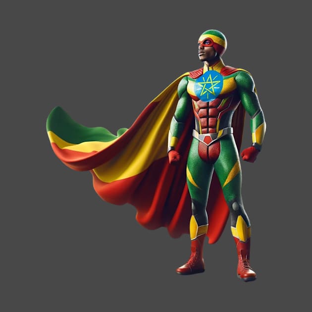 Ethiopian- Superhero by Amharic Avenue