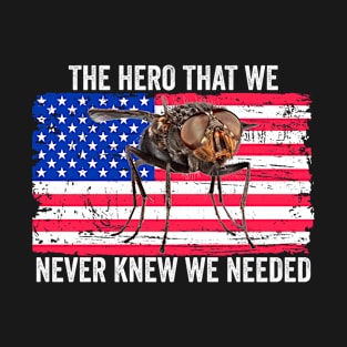 Hero We Never Knew We Needed Pence Fly T-Shirt