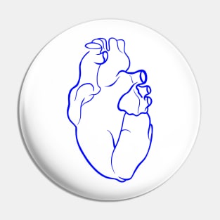 Valentine’s Day real heart for medics Pin