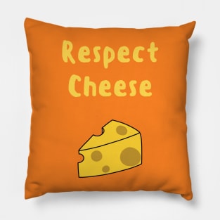 Cheese Lover's Respect Cheese Pillow