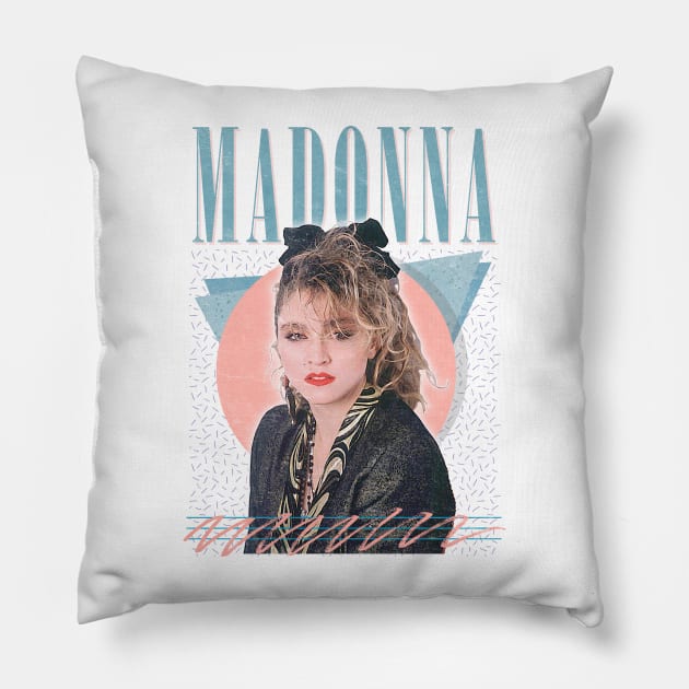 Madonna // Original 80s Vintage Style Design Pillow by DankFutura