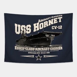 USS HORNET CV-12 aircraft carrier veterans Tapestry