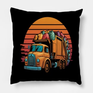 Garbage Truck Pillow