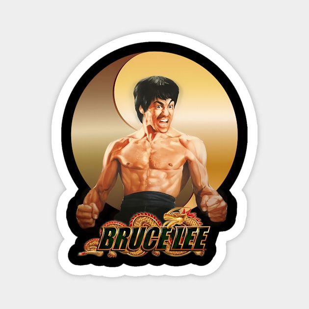 Legend Bruce Movie Jeet Kune Do Be Water Lee Magnet by Garmentcrooks