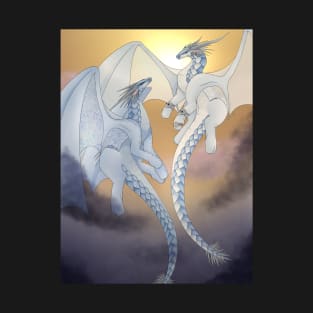 Snowfall and Lynx - Wings of Fire - ALT T-Shirt