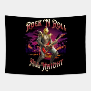 Rock N Roll All Knight Tapestry