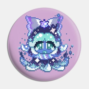 Aurora Dreams Squid Ink Cookie Pixel Pin