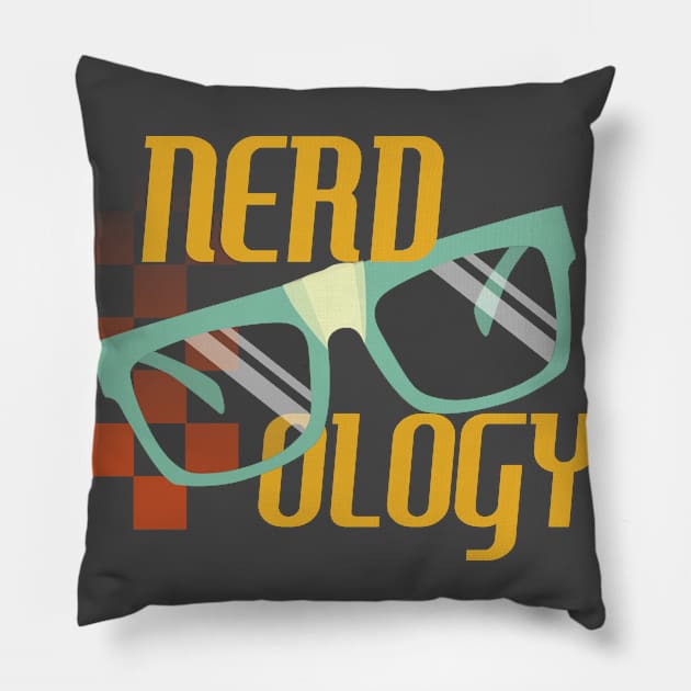 Nerdology Tee Pillow by Shapetrix