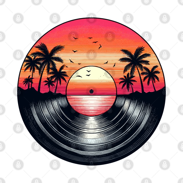 Yacht Rock Vinyl Record by DankFutura