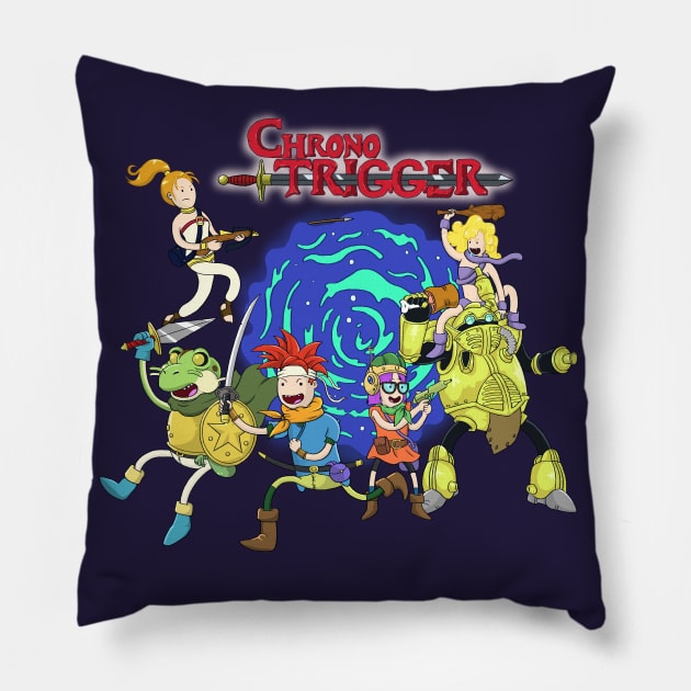 Chrono adventure Pillow by Tosky