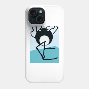 Baby With Foot Stick Figure Phone Case