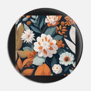 A Captivating Floral Pattern Pin