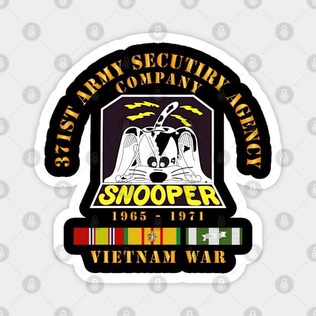 371st ASA Company - 1965 - 1971 w VN SVC Magnet by twix123844