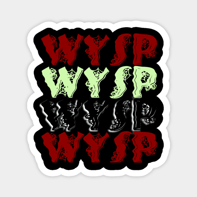 Spaghetti Webs Magnet by WYSP